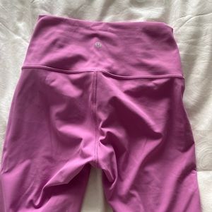 Pink Lulu lemon tights